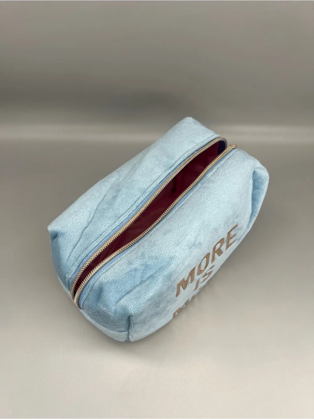 Juicy couture more is more velour cosmetics bag